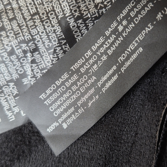 Zara Women's Faux Leather Oversize Cropped Button Down Shirt Black Size Large - Picture 12 of 12